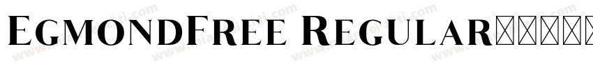 EgmondFree Regular字体转换